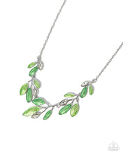 Load image into Gallery viewer, Lyrical Leaves - Green necklace D25(2)
