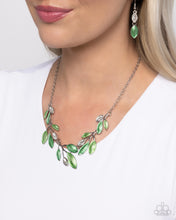 Load image into Gallery viewer, Lyrical Leaves - Green necklace D25(2)
