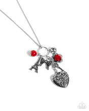 Load image into Gallery viewer, Parisian Press - Red necklace D057
