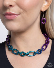 Load image into Gallery viewer, Nuanced Nightlife - Purple necklace BOX 13
