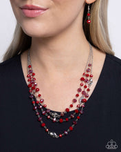 Load image into Gallery viewer, Radiantly Rich - Red necklace E033
