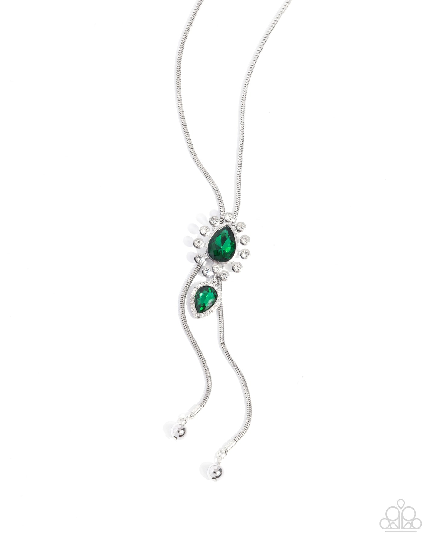 London Layers - Green necklace E042