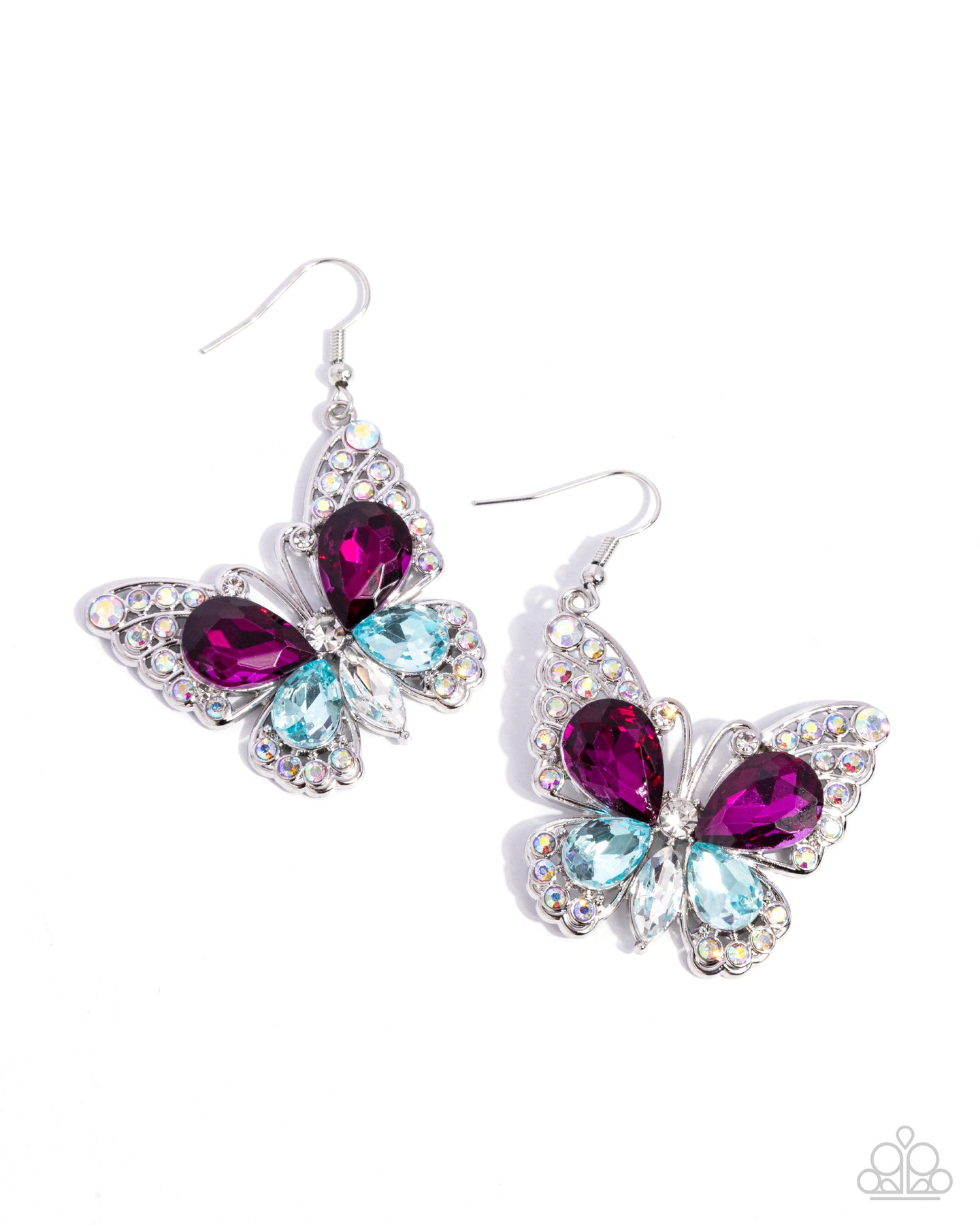 Teardrop Takeoff - Multi earring A021