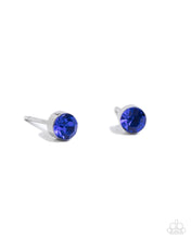 Load image into Gallery viewer, Logical Light - Blue post earring B110
