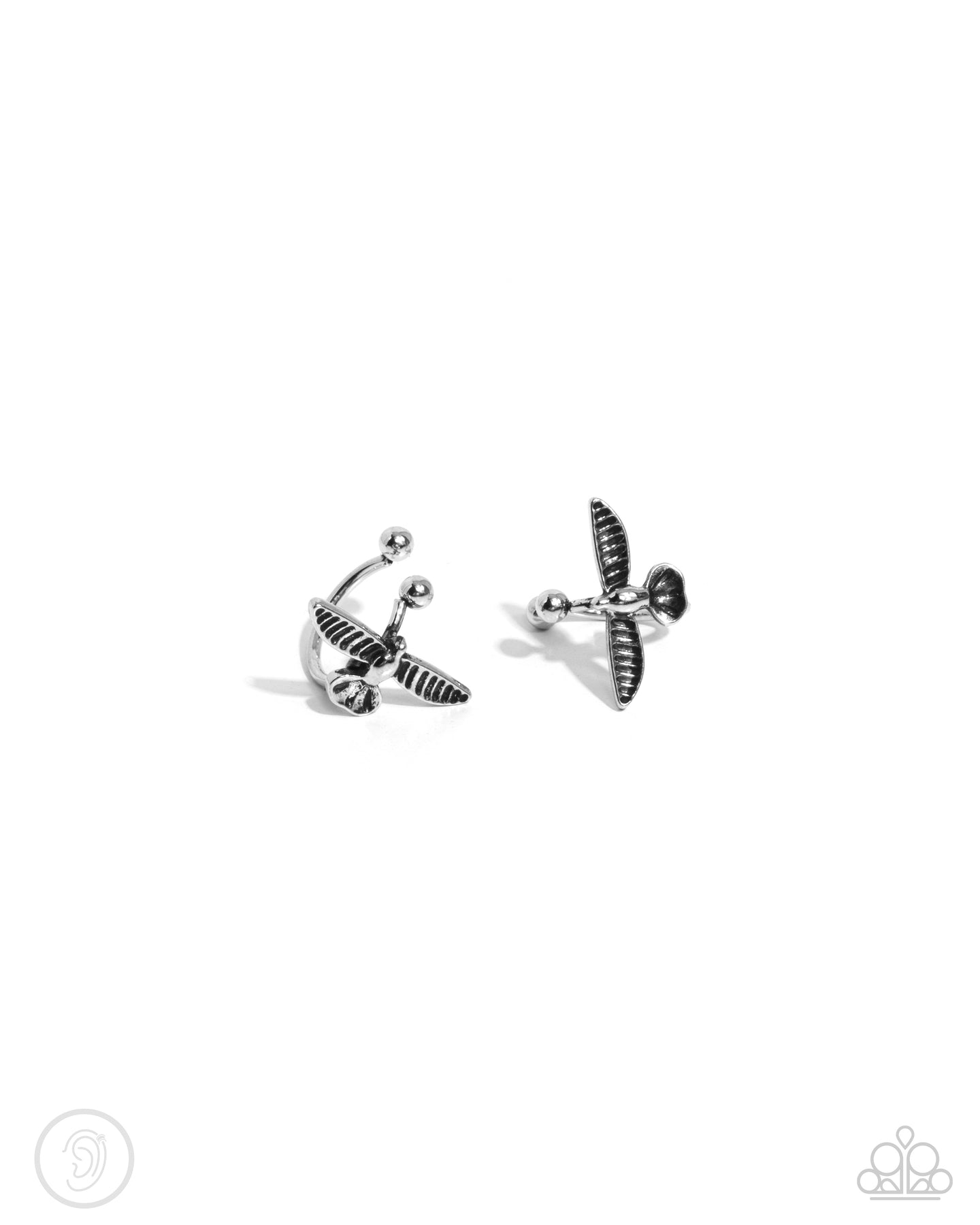 Soaring Sparrow - Silver ear cuff earring LR2