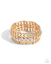 Load image into Gallery viewer, Secure Shimmer - Gold bracelet D003
