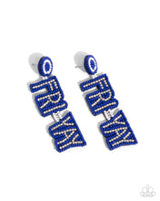 Load image into Gallery viewer, Its Friday! - Blue post earring BOX 2
