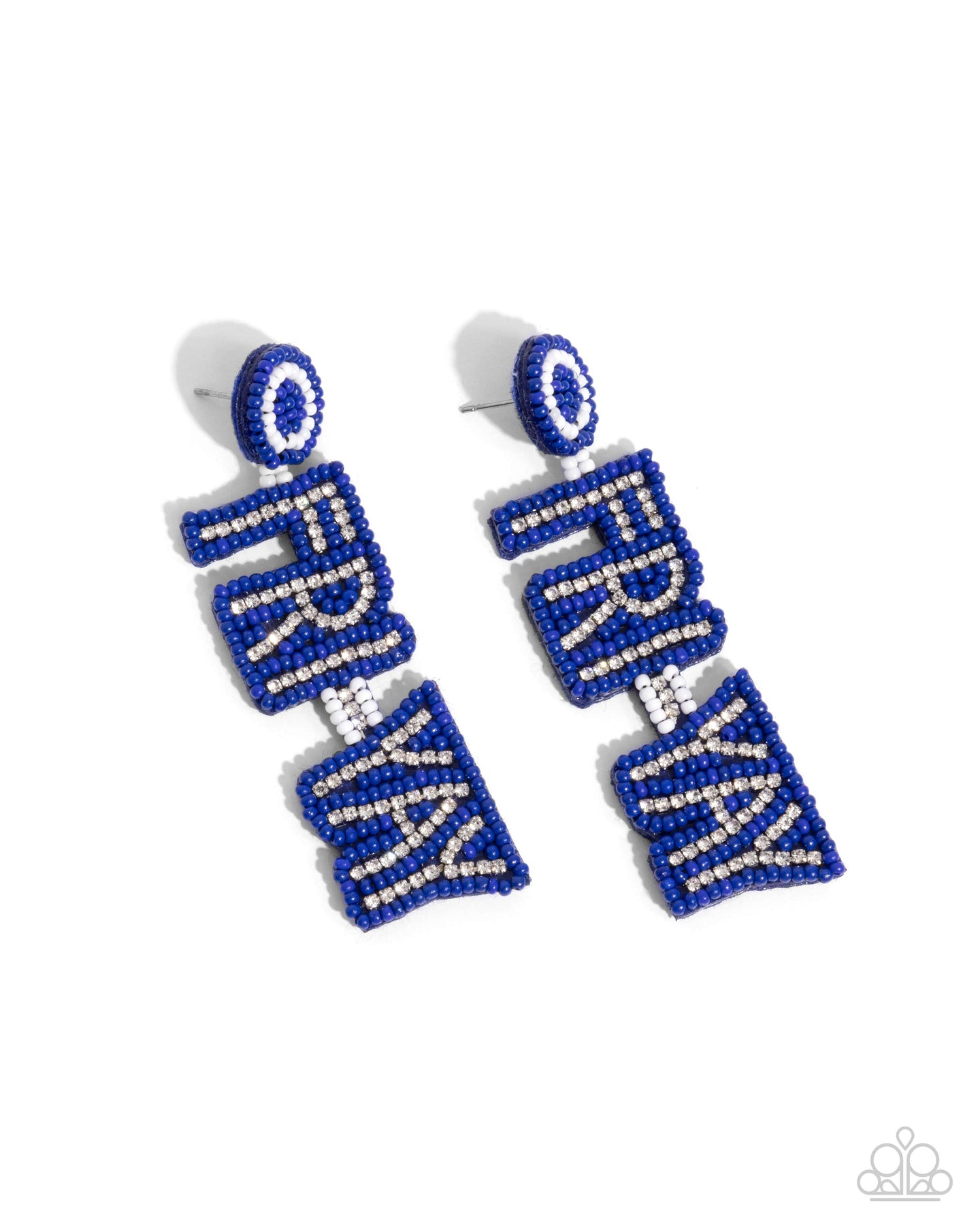 Its Friday! - Blue post earring BOX 2