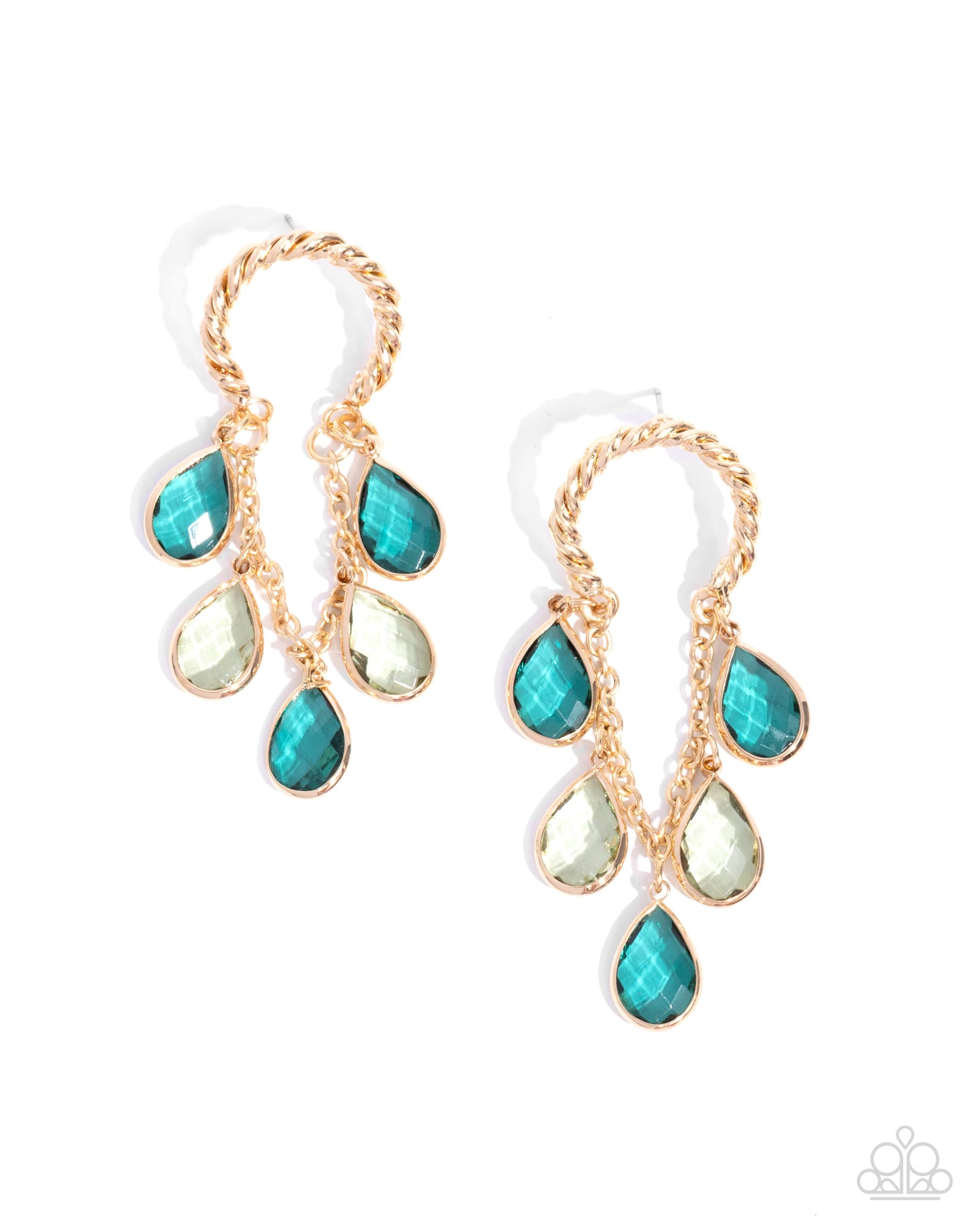 Highest Grade - Green earring A064