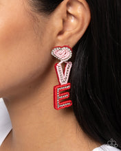 Load image into Gallery viewer, Visible Valentines - Multi earring E050
