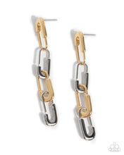 Load image into Gallery viewer, Linked Launch - Multi post earring A076
