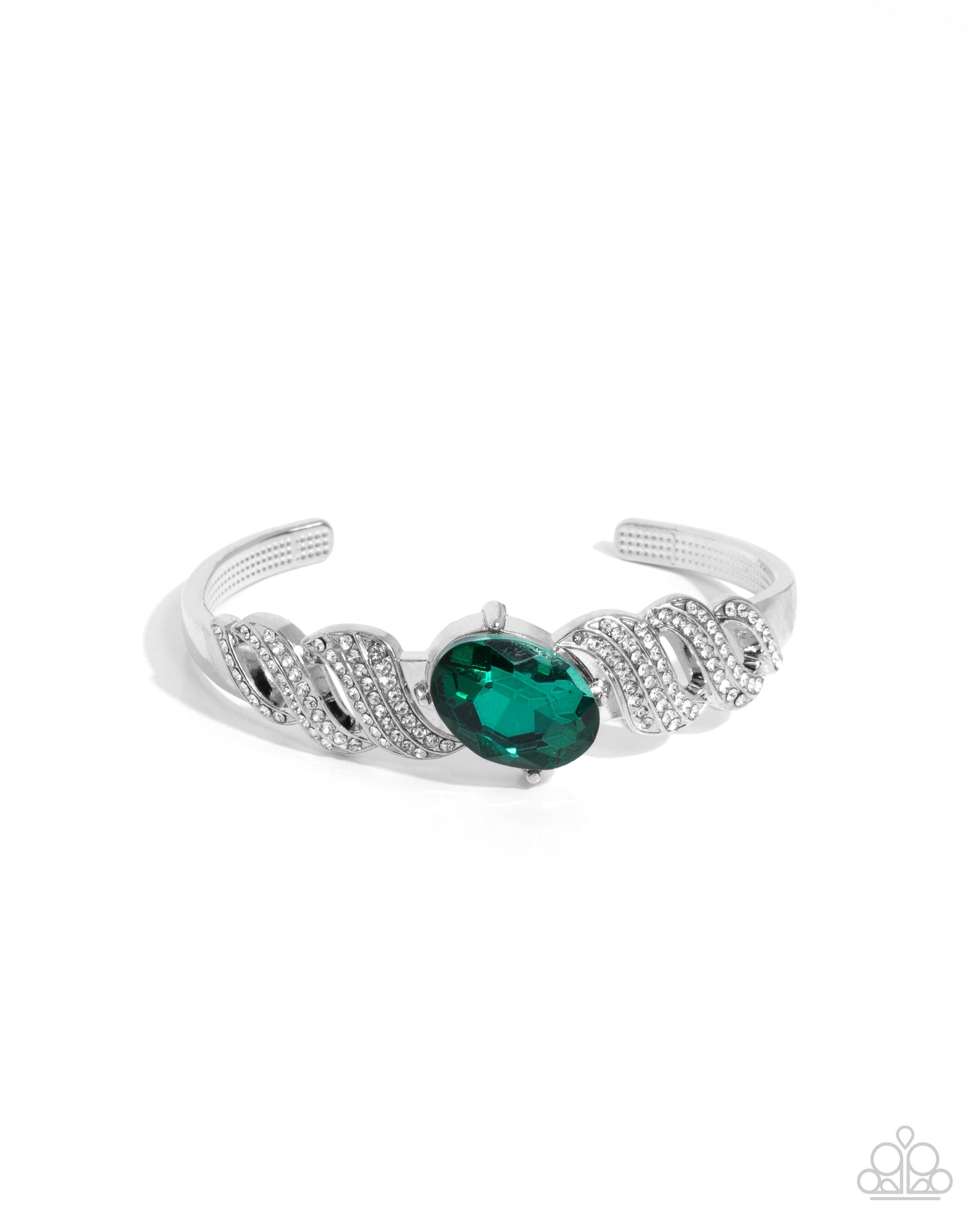 Sentimental Society - Green cuff bracelet D049