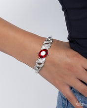 Load image into Gallery viewer, Sentimental Society - Red cuff bracelet D002
