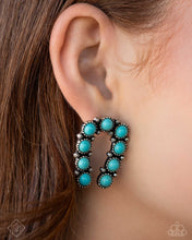 Load image into Gallery viewer, Wild West Wonder - Blue earring Sept 2024 FF D009
