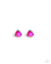 Load image into Gallery viewer, Sweetheart Stunner - Pink post earring B021
