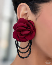 Load image into Gallery viewer, Dramatic Dame - Red earring 2024 Convention Exclusive Box 13
