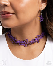 Load image into Gallery viewer, Bouquet Blend - Purple necklace 567
