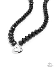 Load image into Gallery viewer, Trailblazing Triangle - Black necklace D084
