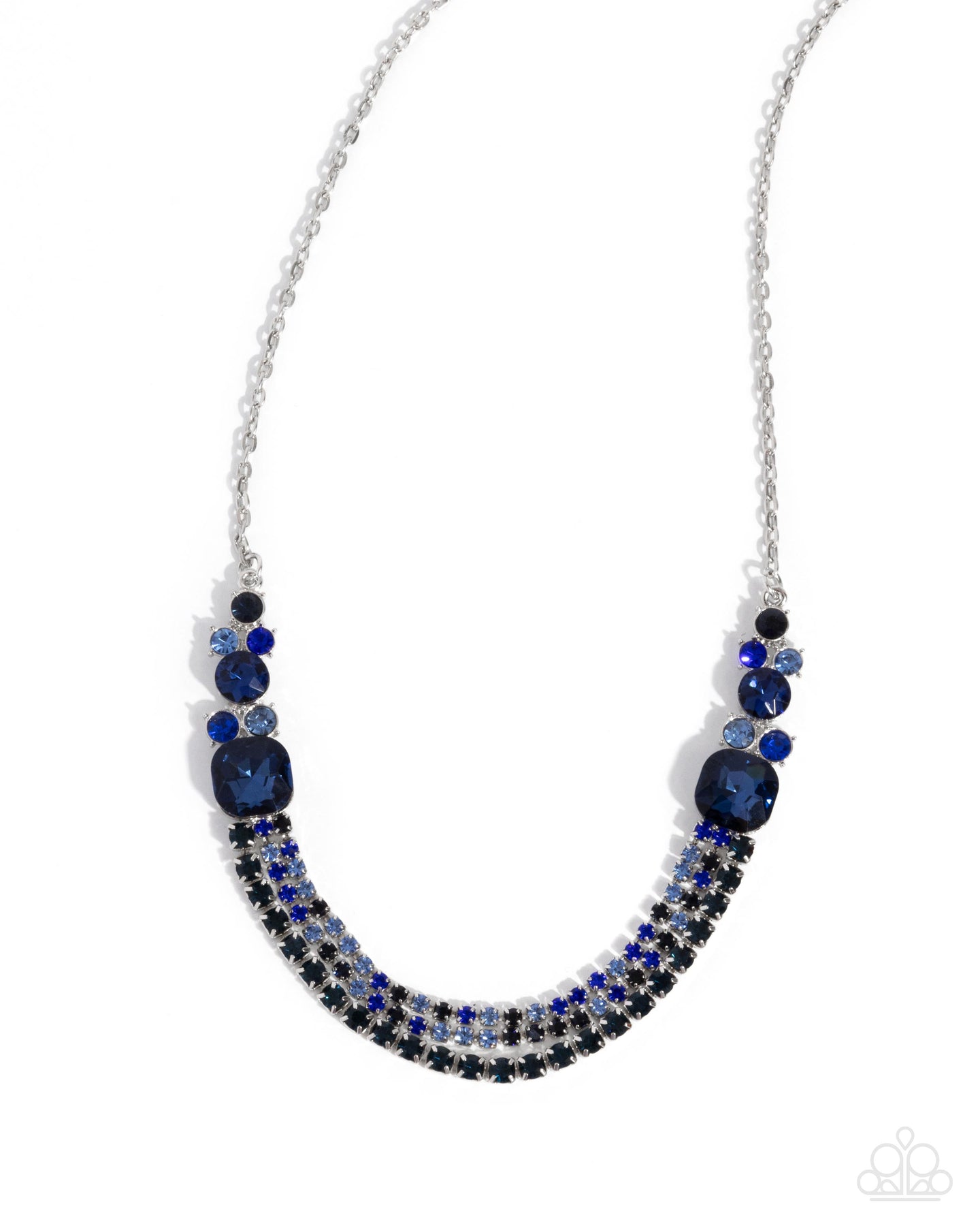 Relaxed Refinement - Blue necklace A095