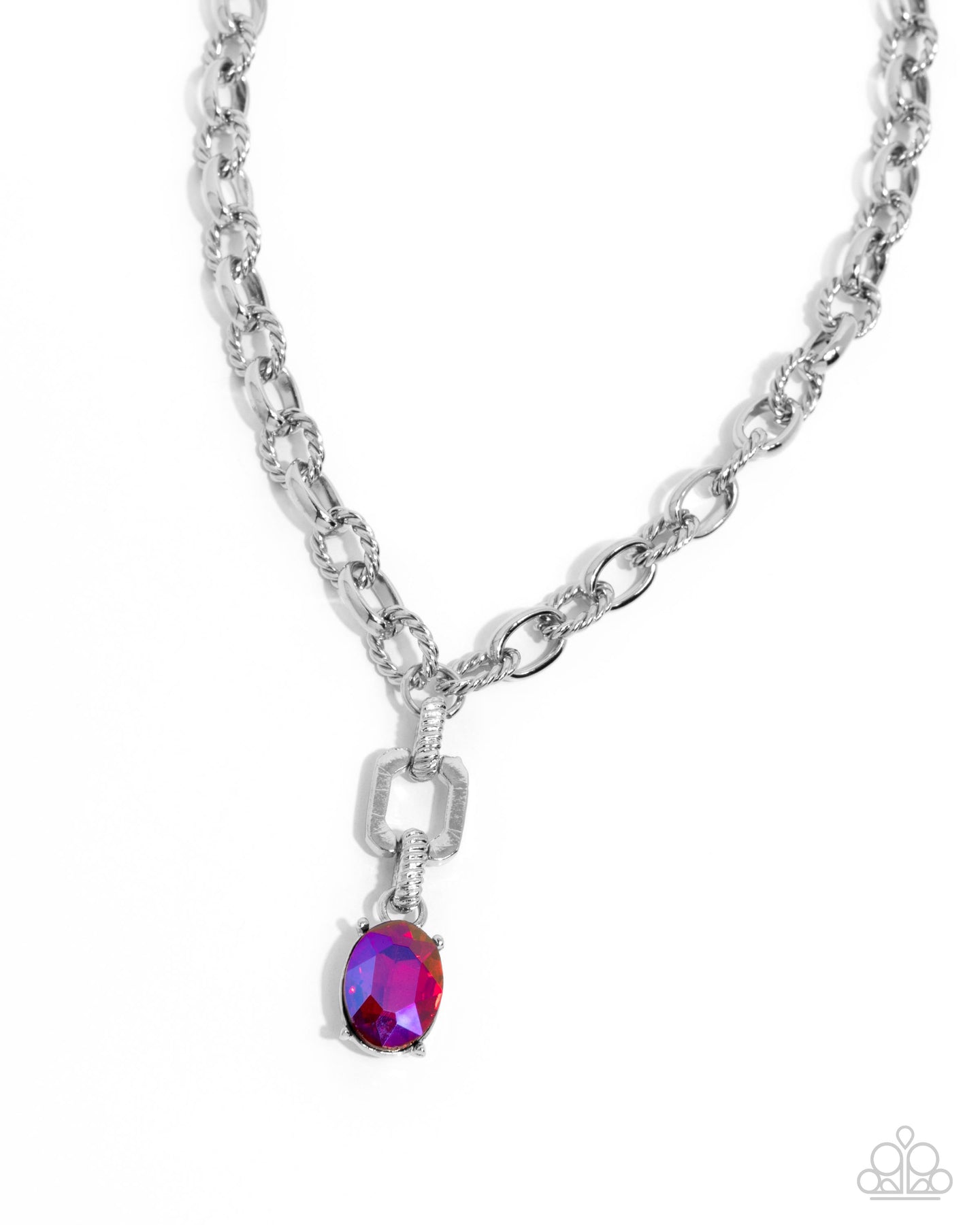 Refulgent Recognition - Pink necklace A018