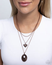 Load image into Gallery viewer, Sunburst Stage - Copper necklace E059
