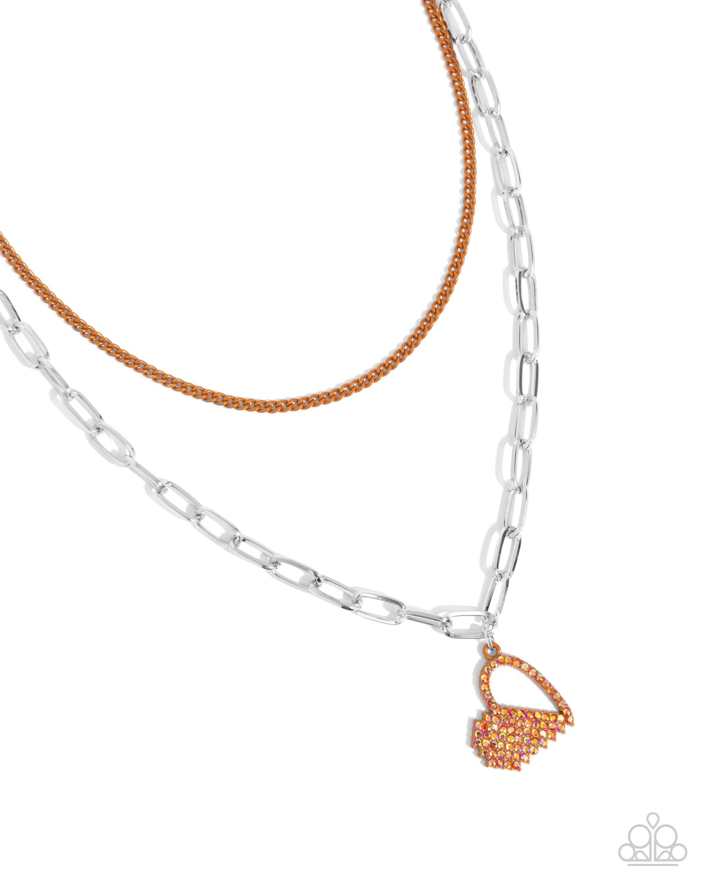 Love Comes and Goes... - Orange necklace BOX 6