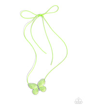 Load image into Gallery viewer, Fluttering Fervor - Green necklace B109
