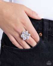 Load image into Gallery viewer, PETALED PROMENADE - PURPLE RING E036
