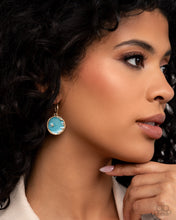 Load image into Gallery viewer, South Star - Blue hoop earring D008
