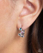 Load image into Gallery viewer, Budding Botanicals - Multi hinge hoop earring E045
