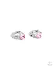 Load image into Gallery viewer, Tenuous Touch - Pink hoop earring A044
