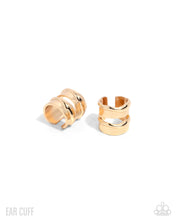 Load image into Gallery viewer, Competitive Advantage - Gold ear cuff earring B009
