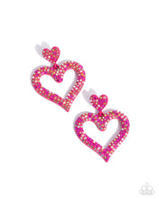 Load image into Gallery viewer, Dazzling Deed - Pink earring C024
