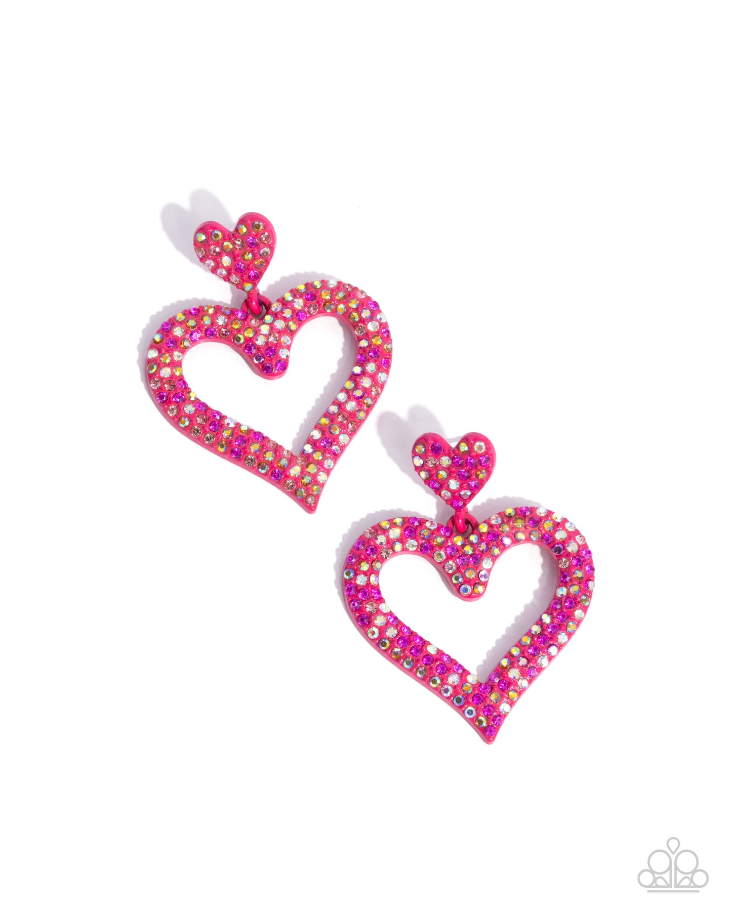 Dazzling Deed - Pink earring C024