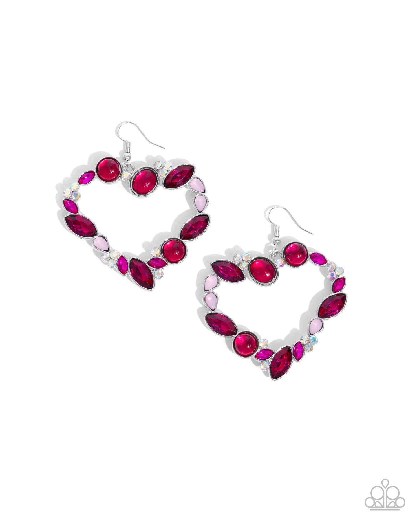 Heart Hierarchy - Pink earring D044