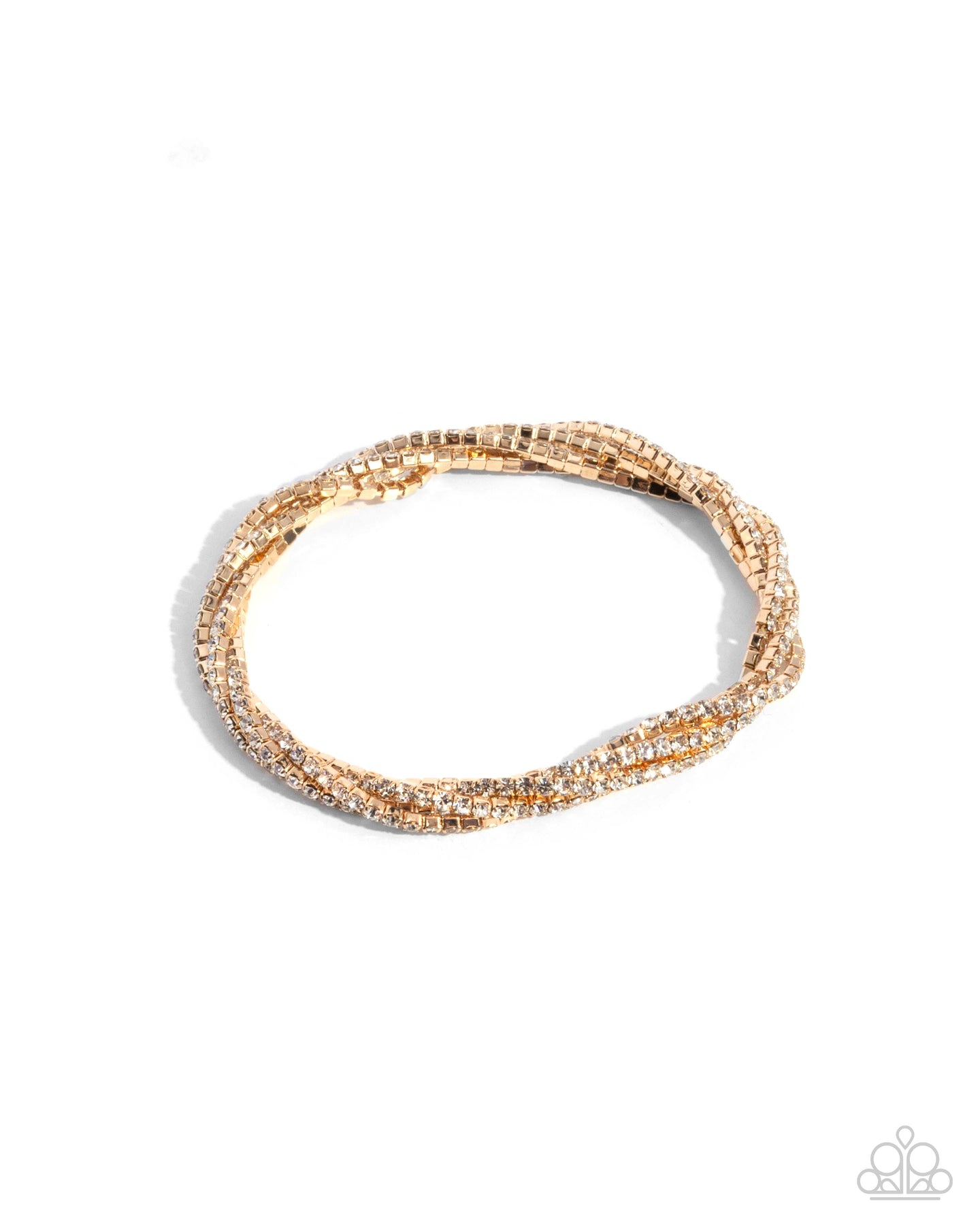 Twisted Triumph - Gold bracelet E007