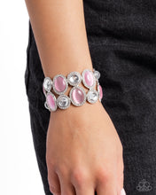Load image into Gallery viewer, Affixed Appeal - Pink bracelet A054
