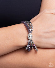 Load image into Gallery viewer, Beaded Boundary - Silver bracelet E033
