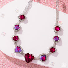 Load image into Gallery viewer, Valentines Vibe - Pink choker necklace E044
