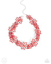 Load image into Gallery viewer, Bouquet Blend - Red choker necklace C023
