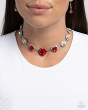Load image into Gallery viewer, Valentines Vibe - Red choker necklace E045

