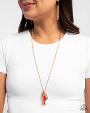 Load image into Gallery viewer, Marine Magic - Red necklace 577
