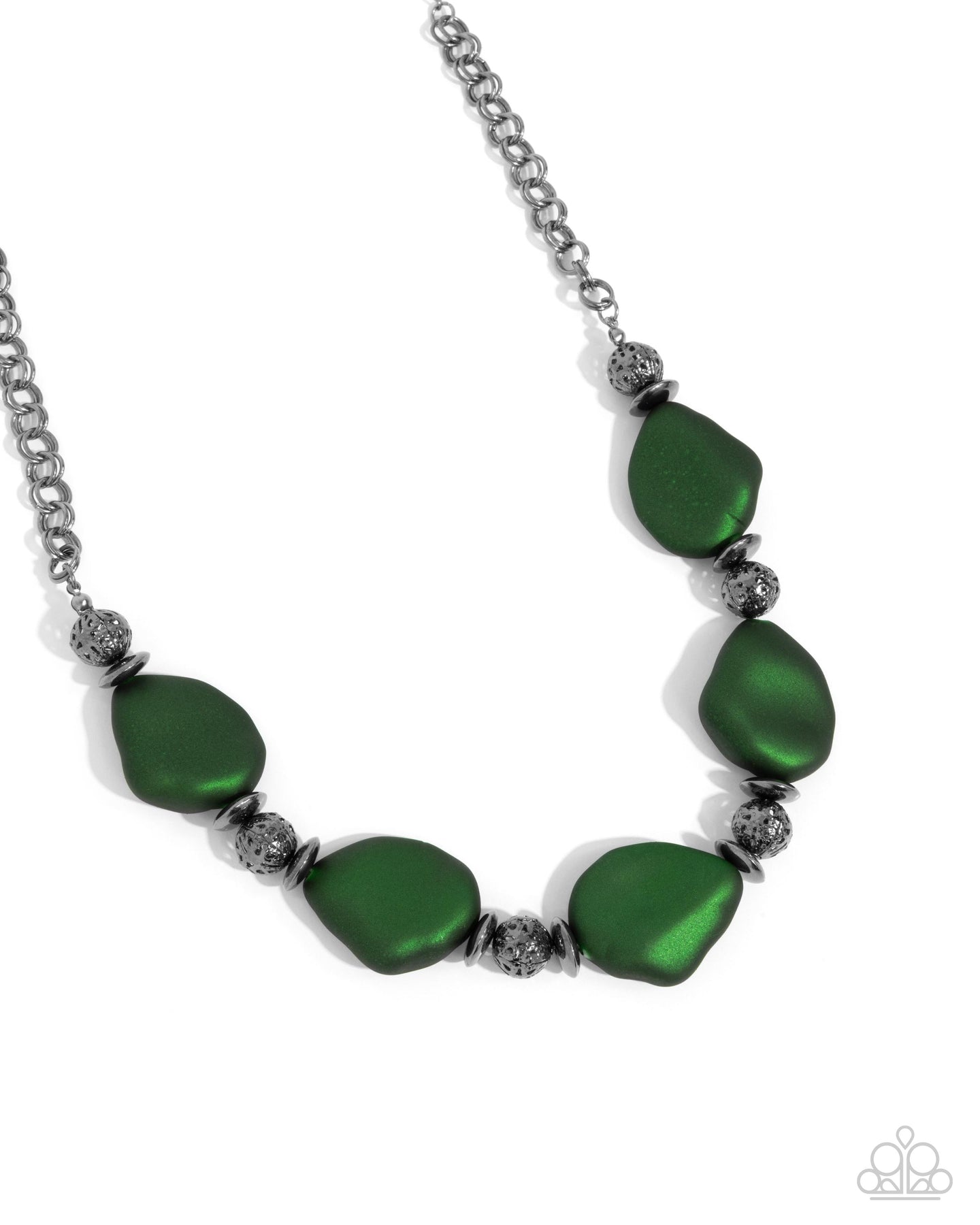 Refulgent Reformation - Green necklace E055