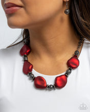 Load image into Gallery viewer, Refulgent Reformation - Red necklace D057
