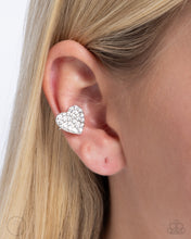 Load image into Gallery viewer, As Far As It GLOWS - White ear cuff earring C032
