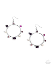 Load image into Gallery viewer, Tailored Treasure - Purple earring A071
