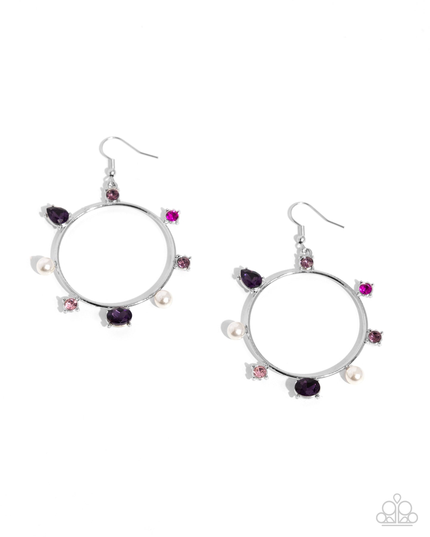 Tailored Treasure - Purple earring A071