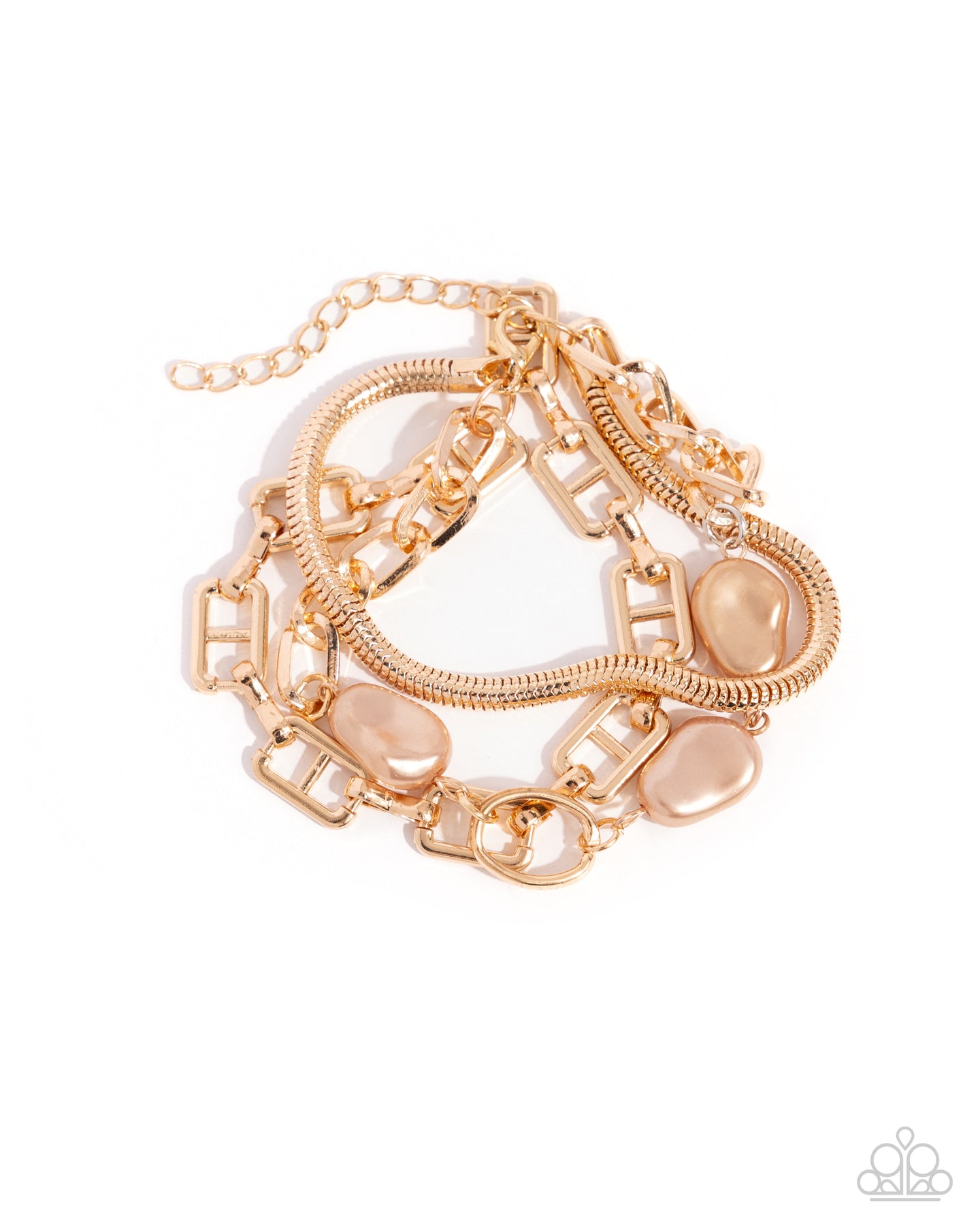 Modestly Mismatched - Brown bracelet D025