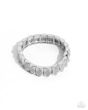 Load image into Gallery viewer, Ornate Outline - White bracelet E019
