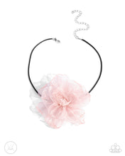 Load image into Gallery viewer, French Facade - Pink choker necklace E063
